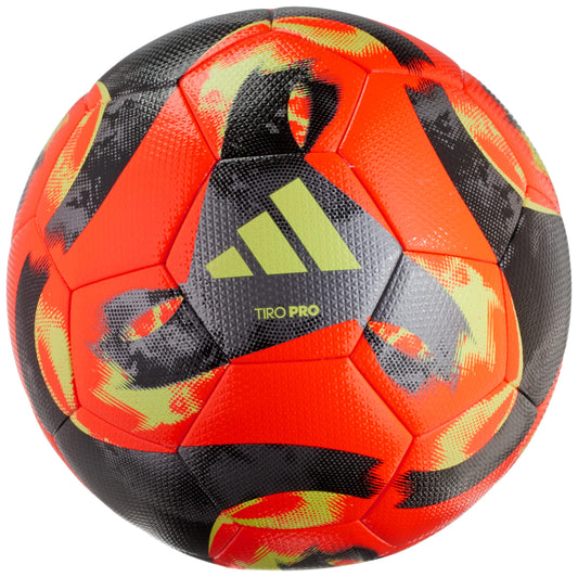 adidas Unisex-Erwachsene Tiro Pro Fußball Winterball, Solar Orange/Schwarz/Eisen Metallic/Team Solar Gelb, 5